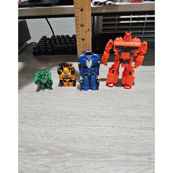 4 transformers bundle tiny turbo rare B.cool combine forces - Picture 5 of 6